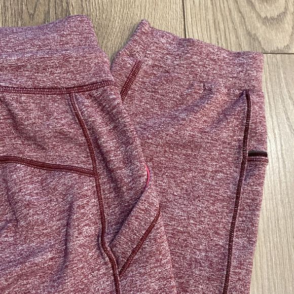 Lululemon Base Runner Jogger Heathered Bordeaux Drama Bon/Bon Sweatpants Size 10 - Picture 7 of 14